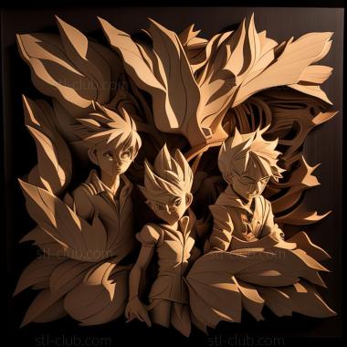 3D model Detective Conan The Sunflowers of Hell anime (STL)